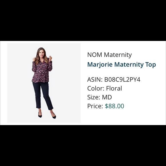 4pc BUNDLE Nom Maternity NWT Marjorie snap button top and Stowaway leopard skirt - Picture 5 of 16